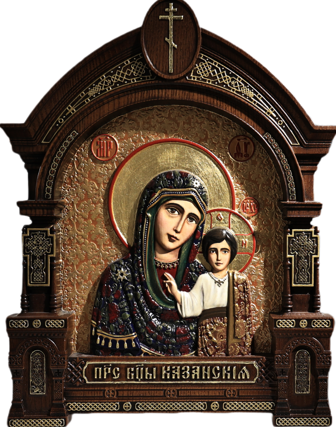 Икона Казанской Божьей Матери (ручная роспись) 