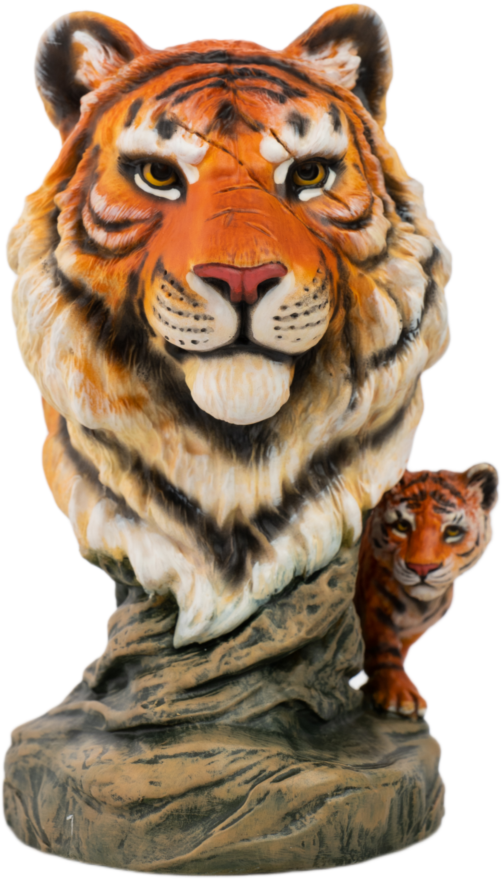 Статуэтка Тигрица с тигрёнком ( Ручная роспись)