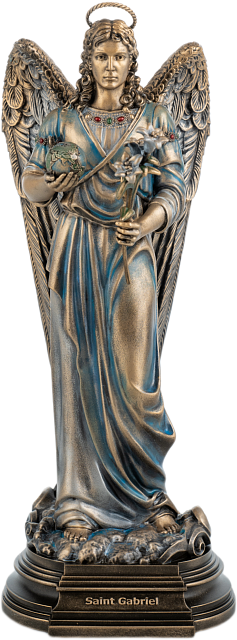 Статуэтка Архангел Гавриил (холодная бронза) 
