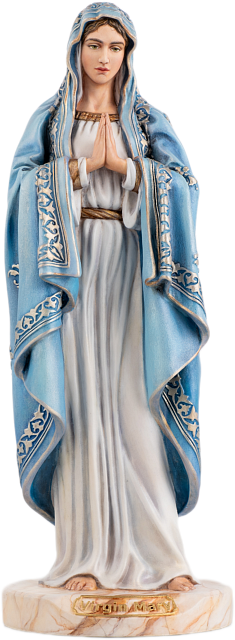 Статуэтка Святая Дева Мария в голубом (ручная роспись)