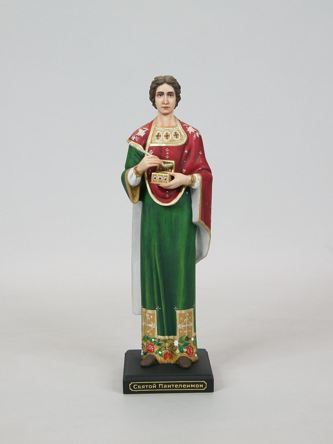 Статуэтка Святой Пантелеймон (ручная  роспись)