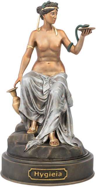 Статуэтка Богиня Гигиея (Гигея) - Богиня здоровья и чистоты (цвет вернисаж)