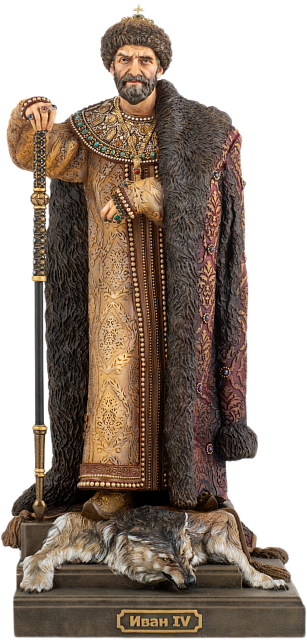 Статуэтка Царь Иван Грозный (ручная роспись) 