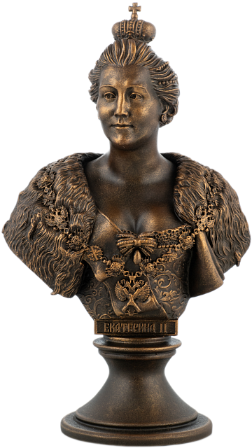 Бюст Екатерина II (состаренная бронза)