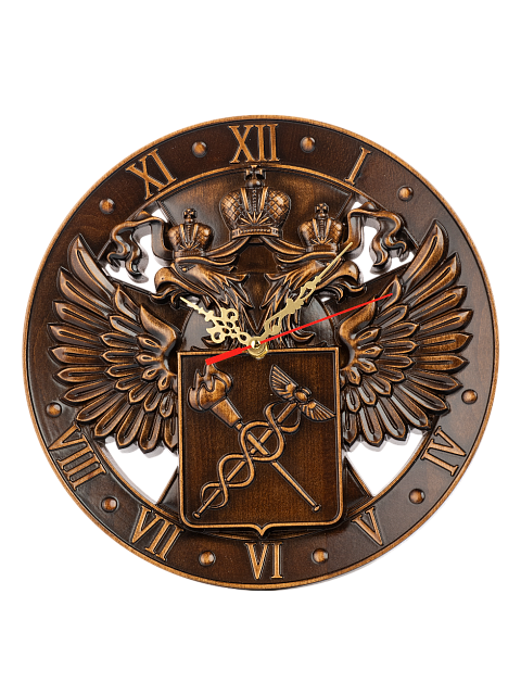 Часы герб ФТС (Федеральная таможенная служба)