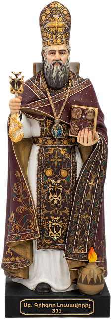 Статуэтка Святой Григорий Просветитель (ручная роспись)