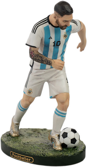 Статуэтка Футболист (Месси) ручная роспись