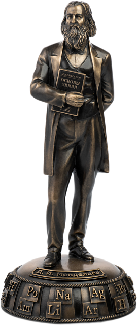 Статуэтка Менделеев Дмитрий Иванович (бронза)