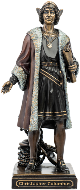 Статуэтка Христофор Колумб (бронза, цвет Вернисаж)