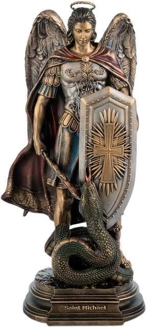Статуэтка Архангел Михаил (холодная бронза) 