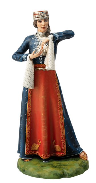 Статуэтка Танцующая девушка (ручная роспись)