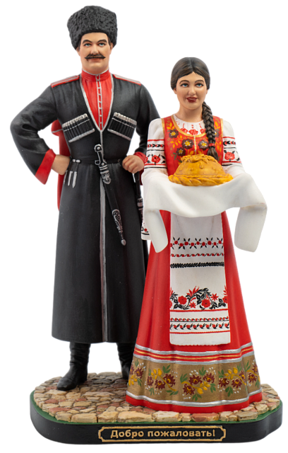 Композиция Добро пожаловать (коса) (Ручная роспись)