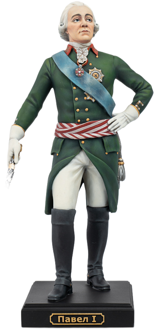 Статуэтка Император Павел I (ручная роспись)