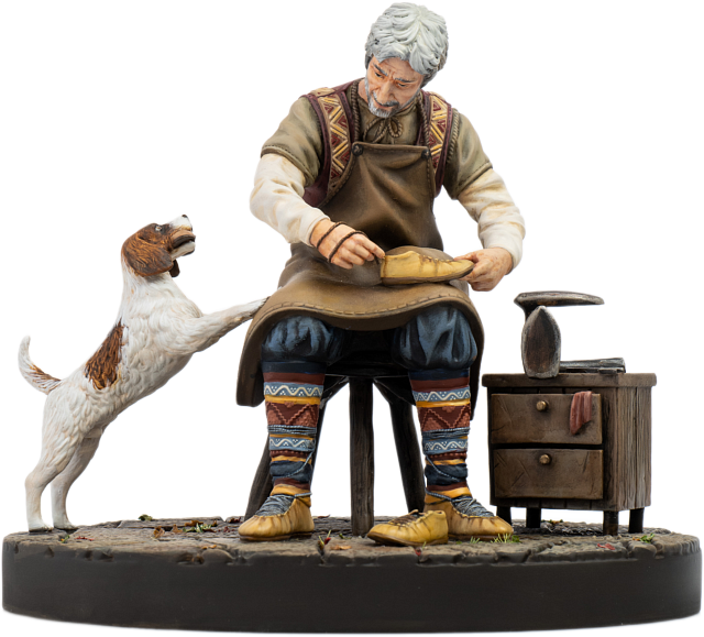 Статуэтка Ремесленник (ручная роспись)