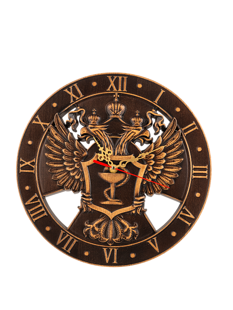 Часы герб Минздрава (Министерство здравоохранения Российской Федерации)