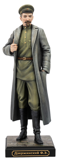 Статуэтка Дзержинский Феликс Эдмундович (в кепке) (ручная роспись)