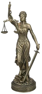 Статуэтка Богиня Фемида (Со змеёй)