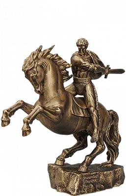 Статуэтка Давид Сасунский на коне