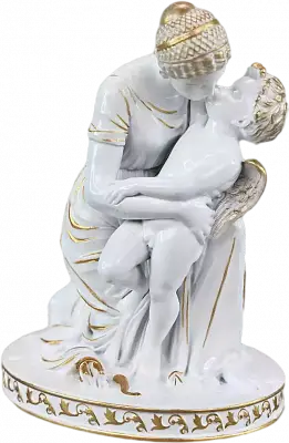 Статуэтка Венера и амур (ручная роспись)
