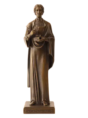 Статуэтка Святой Пантелеймон, Бронза