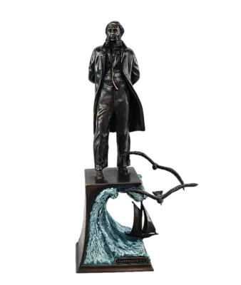 Статуэтка Айвазовский на волне, бронза