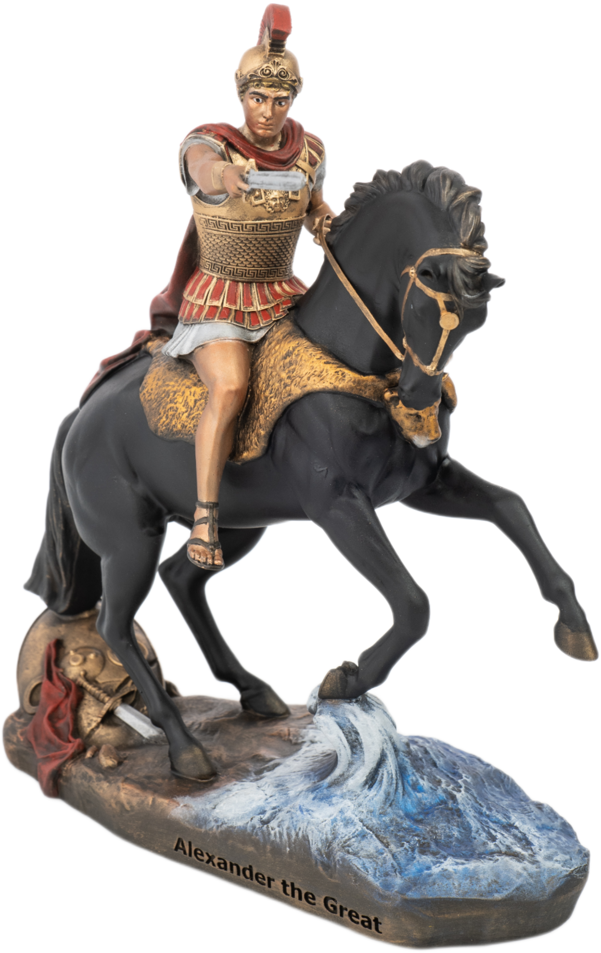 Статуэтка Александр Македонский на коне (Цвет Вернисаж)