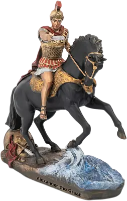 Статуэтка Александр Македонский на коне (Цвет Вернисаж)